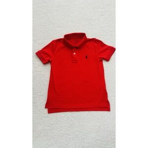 Boys Polo Ralph Lauren Performance Red Golf Shirt Size 4T Short Sleeve Toddler
